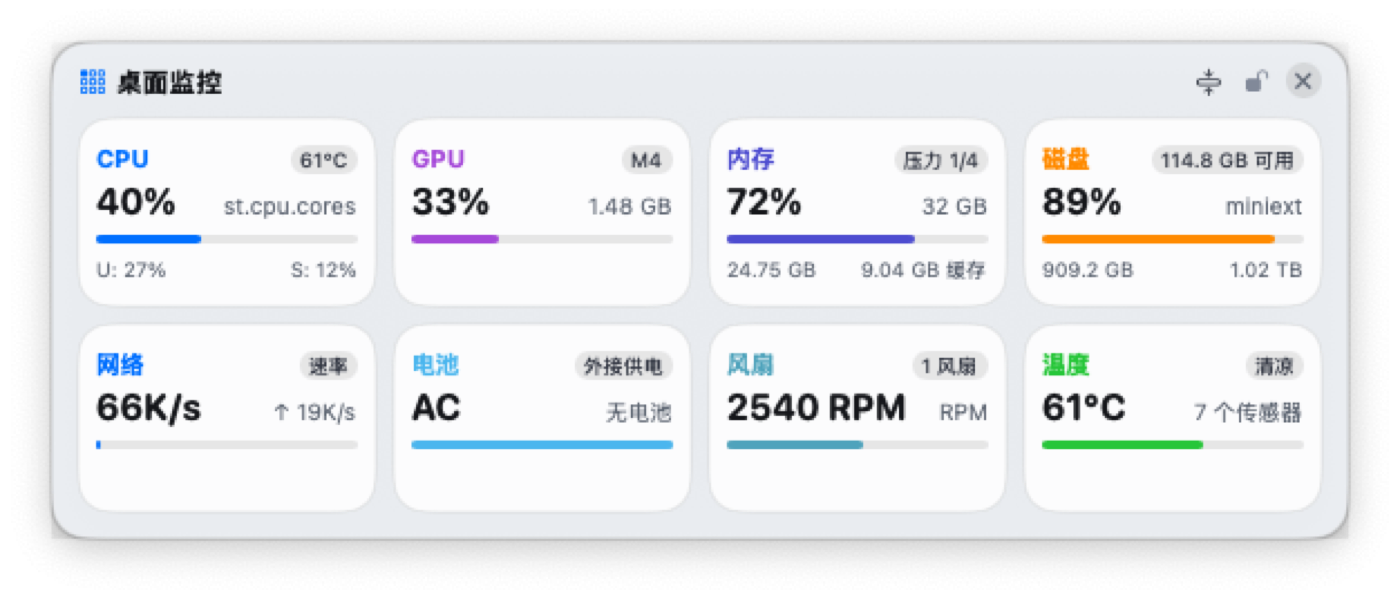 桌面小组件